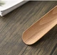 Дерев'яна лопатка для взуття Wooden ложка / ріжок для кросівок / кедів / черевиків / туфель, 20 см, бежева (104832197) - зображення 5