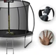 Батут с внутренней сеткой Outtec Pumpkin 10 футов 305 см черно-серый (V376580) - изображение 2