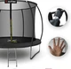 Батут с внутренней сеткой Outtec Pumpkin 10 футов 305 см черный (V312173) - изображение 3