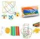 Конструктор развивающий Hualong Toys "Трубочки длинные" - изображение 1