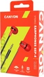 Наушники Canyon CNS-CEP4R Red - изображение 3