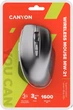 Миша Canyon Wireless Blue LED MW-21 (CNS-CMSW21DG) Graphite - зображення 6