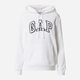 Bluza damska z kapturem kangurka GAP V-Gap Heritage Po Hd 463506-21 M Biała - obraz 5