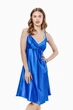 Ночная рубашка женская из атласа Felisiya Lingerie Синий 15-061 L (2000000544014) - изображение 2