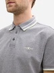 Поло длинное мужское Tom Tailor 1045629-37458 2XL Серое (4068128257856) - изображение 4