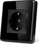 Умная WiFi розетка 1DAL Черный Стекло, Защитные шторки (G86D-ST.WF.BL) - изображение 1