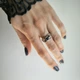 Серебряное кольцо с натуральным сапфиром 0.938ct, вес изделия 2,85 гр (2178699) - изображение 7