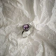 Срібна каблучка з олександритом 1.686ct, вага виробу 3,17 гр (2180173) - зображення 5