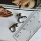 Серебряные серьги с фианитами (2184515) - изображение 4
