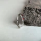 Серебряное кольцо с натуральным гранатом 1.081ct, вес изделия 1,93 гр (2181507) - изображение 2
