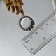 Серебряное кольцо с натуральным гранатом 1.081ct, вес изделия 1,93 гр (2181507) - изображение 4