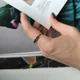 Серебряное кольцо с натуральным гранатом 1.081ct, вес изделия 1,93 гр (2181507) - изображение 6