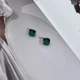 Срібні сережки з натуральним агатом 5.61ct (2173625) - зображення 2