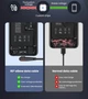 Кабель USB Type-C для швидкого заряджання Huawei Mate (1 метр), 90 градусів, берюзовий - зображення 4