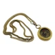 Компас кишеньковий на ланцюжку бронзовий - зображення 2