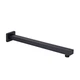 Кронштейн для верхнего душа Qtap Trubice 400 мм прямоугольный QTTRU120BLM45929 Black Matt - изображение 1