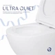 Унитаз подвесной Qtap Robin New безободковый с сиденьем Soft-close QT13332381АSW - изображение 5