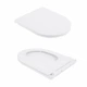 Унитаз подвесной Qtap Robin New безободковый с сиденьем Soft-close QT13332381АSW - изображение 8