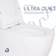 Подвесной унитаз Qtap Robin Ultra Quiet безобедочный с сиденьем Soft-close для ванной белый (600703) - изображение 6