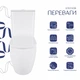 Напольный унитаз Qtap Robin Ultra Quiet безобедочный с сиденьем Soft-close для ванной комнаты туалетный унитаз (600575) - изображение 3