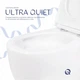 Подвесной унитаз Qtap безободочный с сиденьем Soft-close для ванной комнаты керамический туалетный унитаз (600261) - изображение 5