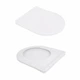Унитаз подвесной Qtap Jay безободковый Ultra Quiet с сиденьем Soft-close QT07335177W - изображение 8