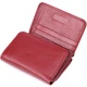Компактный женский кошелек из натуральной кожи ST Leather 23073 бордовый - изображение 5