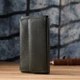 Горизонтальный кошелек с карманом для телефона из натуральной кожи ST Leather 23068 зеленый - изображение 10
