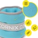 Утяжелители-манжеты для ног и рук Cornix 2 x 0.5 кг Бирюзово-серые (XR-0240) - изображение 9