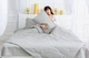 Летний постельный комплект MirSon №2500 Silk Kapok 16-5703 Light Gray одеяло 110х140 см + наволочки 2 х 40х60 см + простынь 110x160 см (2200003098662) - изображение 6