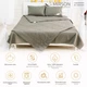 Летний постельный комплект MirSon №2508 EcoSilk 16-5803 Geronimo 2 одеяла + 2 подушки 50x70 + 2 наволочки + простынь (2200003099980) - изображение 2