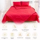 Летний постельный комплект MirSon №2509 EcoSilk 19-1655 Edmonda Одеяло + 2 подушки 50x70 + 2 наволочки + простынь (2200003100013) - изображение 2