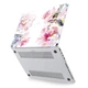 Чехол пластиковый для Apple MacBook Air 13 M2 M3 M4 M5 2022-2026 (Акварельные пионы на белом) A2681/A3113/A3240/A3449 макбук эйр 13.6" аир - изображение 2