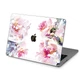 Чехол пластиковый для Apple MacBook Air 13 M2 M3 M4 M5 2022-2026 (Акварельные пионы на белом) A2681/A3113/A3240/A3449 макбук эйр 13.6" аир - изображение 8