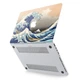 Чехол пластиковый для Apple MacBook Air 13 M2 M3 M4 M5 2022-2026 (Большая волна, Канагава) A2681/A3113/A3240/A3449 макбук эйр 13.6" аир - изображение 2