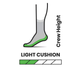 Носки мужские Smartwool Classic Hike Light Cushion Crew, L (42-45), Light Gray (SW SW012900.039-L) - изображение 3