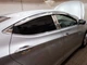 Дефлекторы окон ветровики Chevrolet AVEO HB 05-11 4шт хром CLOVER Шевроле Авео WT0041589 - изображение 2