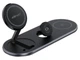 Бездротовий зарядний пристрій Acefast E19 Qi2 Desktop 3-in-1 Black (6974316283096) - изображение 1