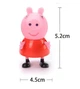 Набор фигурок Свинка Пеппа RESTEQ, игрушки Peppa Pig, фигурки Свинка Пеппа и семья, игровые фигурки для детей - изображение 2