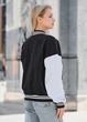 Жіночий трикотажний бомбер Staff te black & white oversize XS - изображение 2