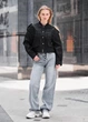 Женская Куртка Стаф Чёрная Кожаная С Логотипом Элегантная Staff Sno Black XS (339324) - изображение 3