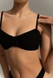 Жіночий ліф стаф бі чорний бавовняний Staff bi black L (386477) - зображення 1