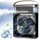 Настольный портативный вентилятор с увлажнителем и подсветкой 4а1 UKC Air Fan 3 скорости с регулировкой угла наклона Черный - изображение 3