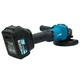 Акумуляторна кутова шліфувальна машина PROFI-TEC 20V DGA201BL Professional POWERLine (2хPT2040EP 20V 4.0Aг, зарядне BC20V, кейс) (005963) - изображение 5