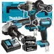 Професійний набір інструментів Makita (DDF486, DTD153, DGA504) : дриль-шуруповерт, ударний гвинтоверт,болгарка (DLX3155TJ) - зображення 1