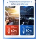 Сонцезахисна шторка парасолька на лобове скло авто Remax SZZY03-F103 10 шарів гнучка ручка 142x80см - зображення 7