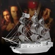 3D пазл Металлический Пиратский корабль Black Pearl - изображение 5