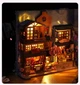 Бук Нук Аллея Сакуры Book Nook Cherry Blossom Alley Интерьерный конструктор DIY TC-25 + купол - изображение 4