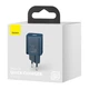 Мережевий зарядний пристрій Baseus Super Si Quick Charger 1C 20W EU Blue (CCSUP-B03) - изображение 1