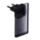 Мережевий зарядний пристрій з кабелем Baseus GaN5 Pro Ultra-Slim Fast Charger C+U 65W Gray((With Mini White Cable C to C 100W(20V/5A) 1m Black) - изображение 3